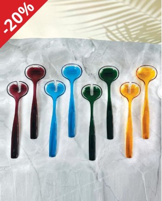 Set 2 piese pentru servirea salatei, 28 cm, albastru, Dolcevita - GUZZINI